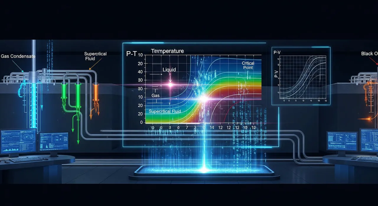 Engineer analyzing a phase diagram